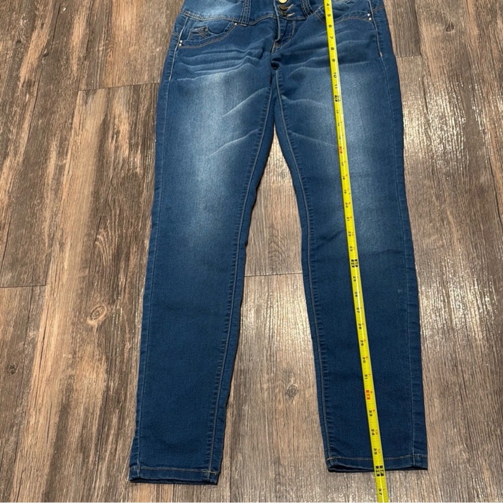 YMI WannaBettaButt Skinny Jeans Size 5 Dark Wash Stretch - Picture 6 of 6